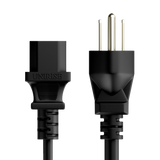 NEMA 5-15P to IEC 60320 C13 Power Cord 15A/125V 14AWG