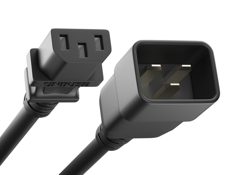 IEC 60320 C13 to IEC 60320 C20 Power Cord 15A/250V 14AWG