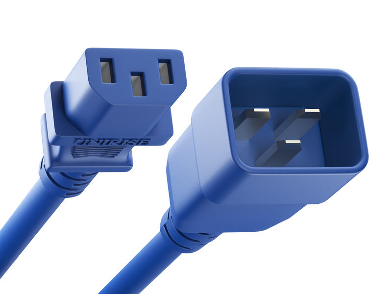 IEC 60320 C13 to IEC 60320 C20 Power Cord 15A/250V 14AWG