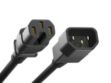 IEC 60320 C14 to IEC 60320 C15 Power Cord 15A/250V 14AWG