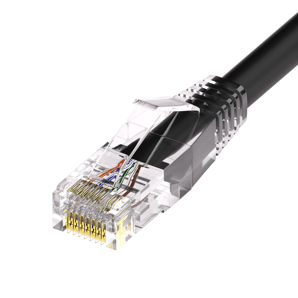 CAT6 Clear Booted Patch Cable 24 AWG