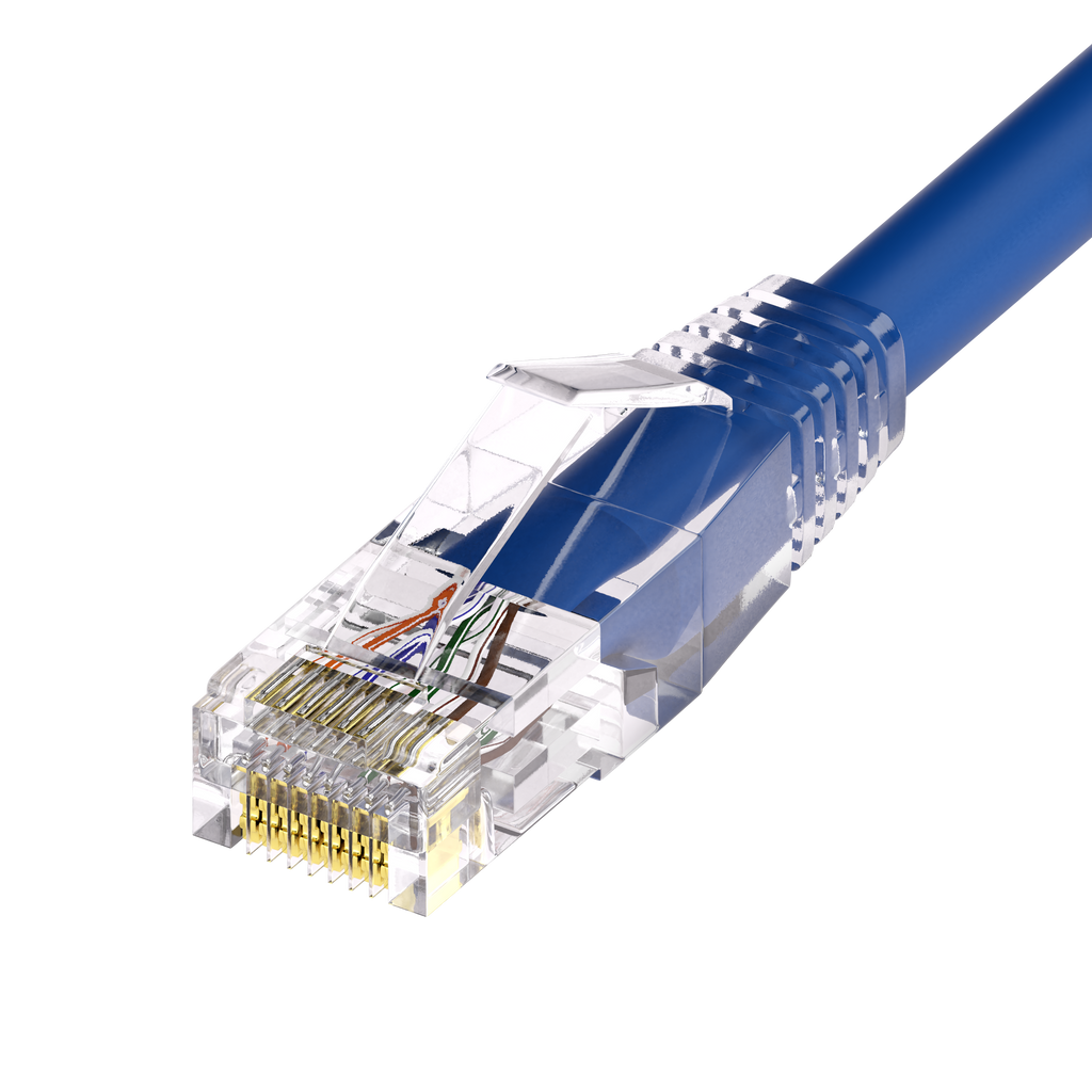 CAT6 Clear Booted Patch Cable 24 AWG