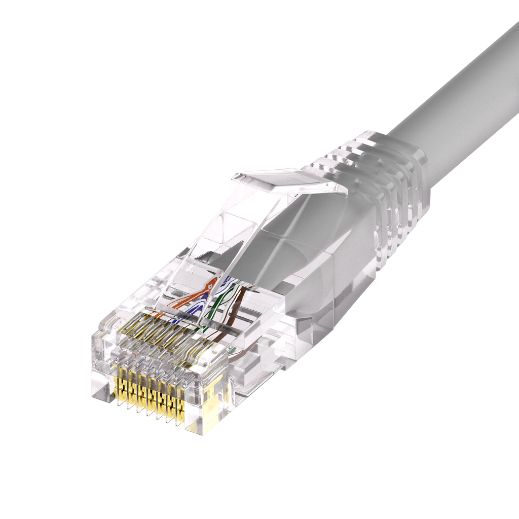 CAT6 Clear Booted Patch Cable 24 AWG