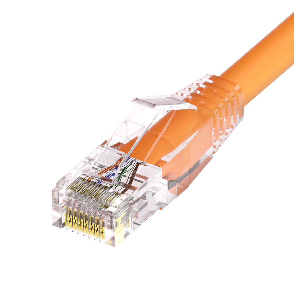 CAT6 Clear Booted Patch Cable 24 AWG
