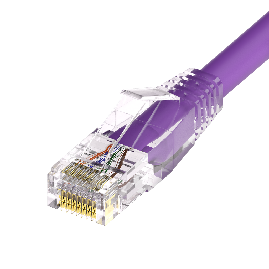 CAT6 Clear Booted Patch Cable 24 AWG