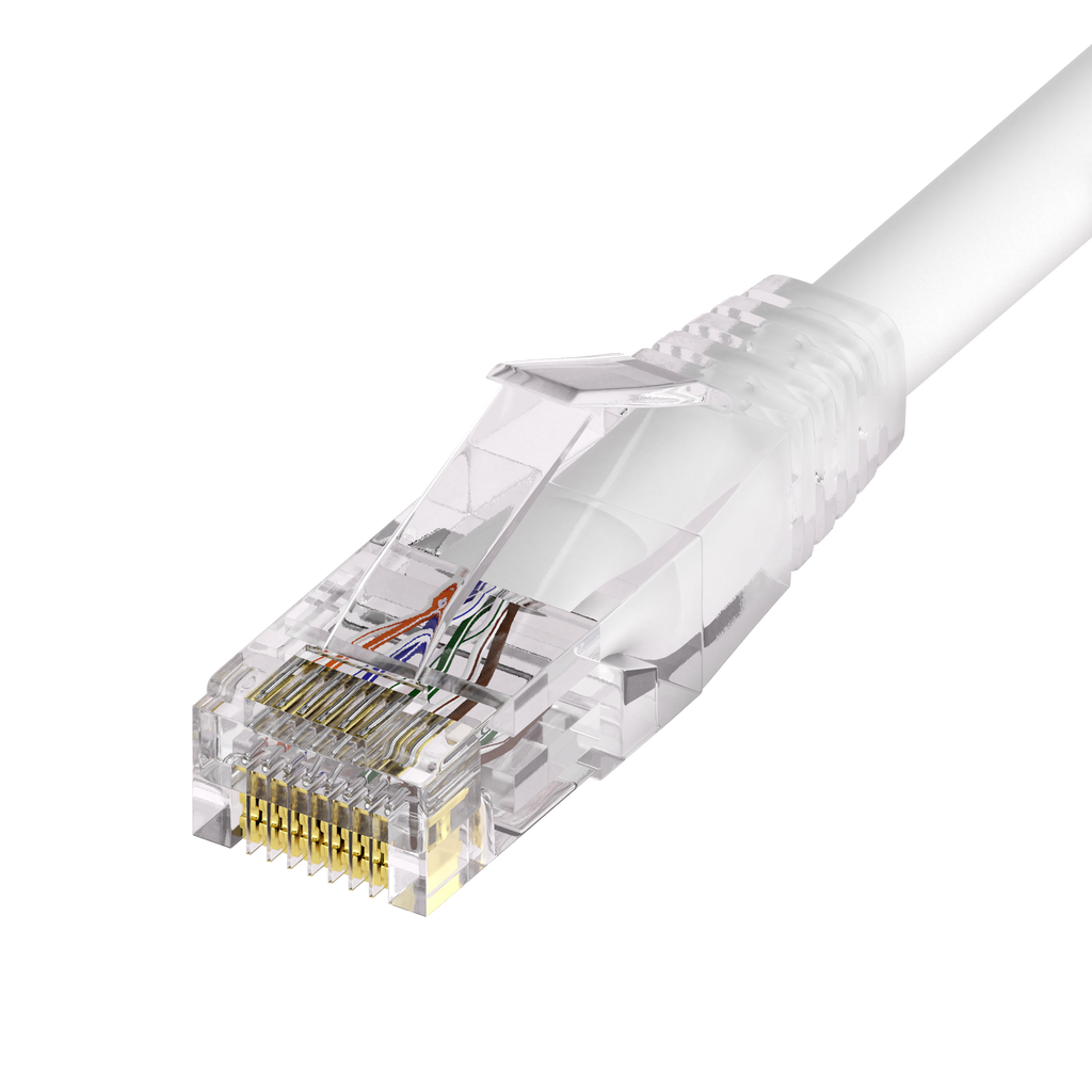 CAT6 Clear Booted Patch Cable 24 AWG