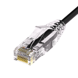 CAT6 Clear Booted Slim Patch Cable 28 AWG