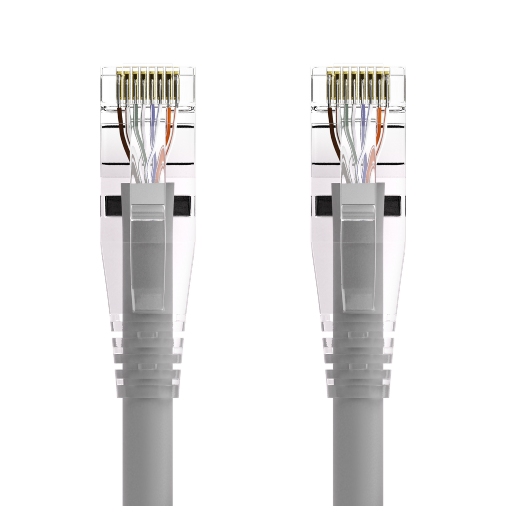 CAT6 Clear Booted Patch Cable 24 AWG