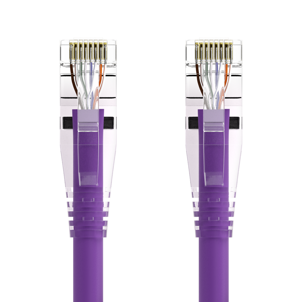 CAT6 Clear Booted Patch Cable 24 AWG