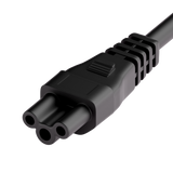 NEMA 5-15P to IEC 60320 C5 Laptop Power Cord 10A/125V 18AWG