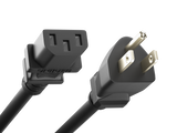 NEMA 5-15P to IEC 60320 C13 Power Cord 13A/125V 16AWG