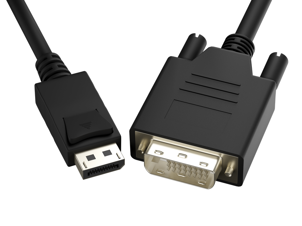 DisplayPort to DVI Male to Male