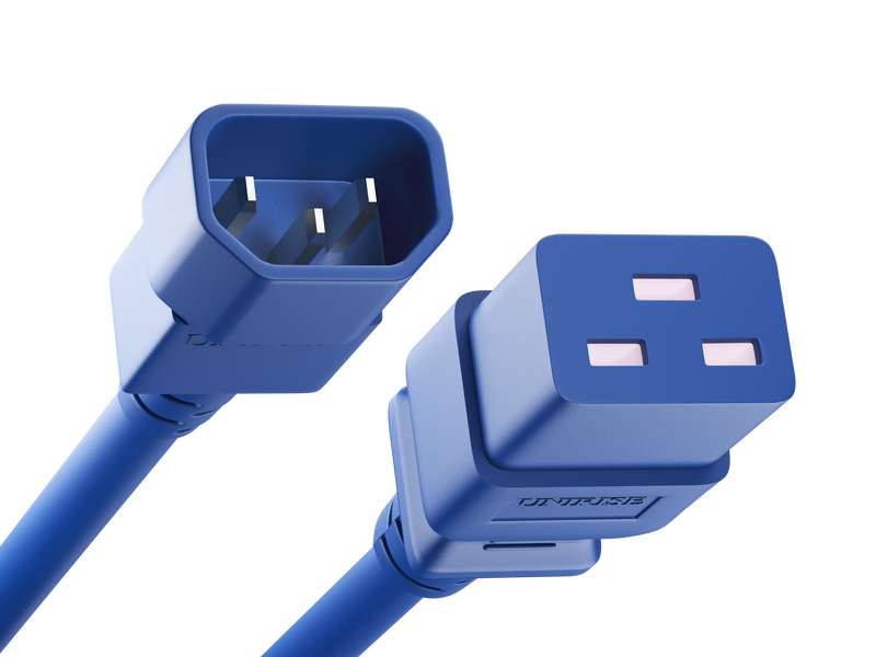 IEC 60320 C14 to IEC 60320 C19 Power Cord 15A/250V 14AWG