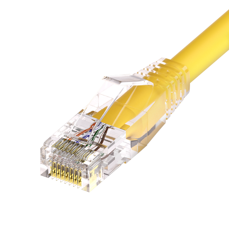CAT6 Clear Booted Patch Cable 24 AWG