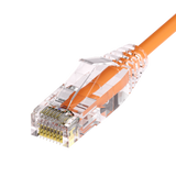 CAT6 Clear Booted Slim Patch Cable 28 AWG