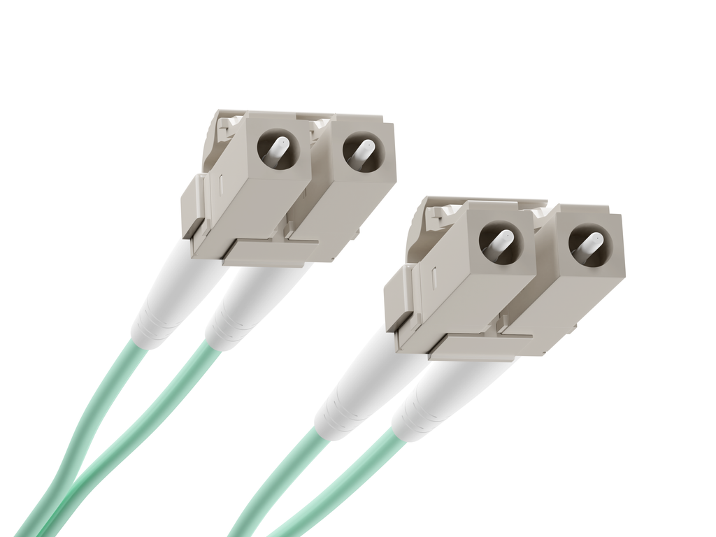 TAA Certified Fiber Jumper Cables 10GB 50/125 Duplex Multimode OM3