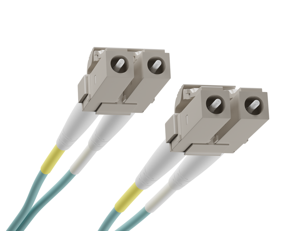 TAA Certified Fiber Jumper Cables 50/125 Duplex Multi-Mode OM4