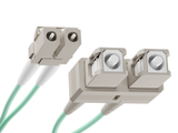 TAA Certified Fiber Jumper Cables 10GB 50/125 Duplex Multimode OM3