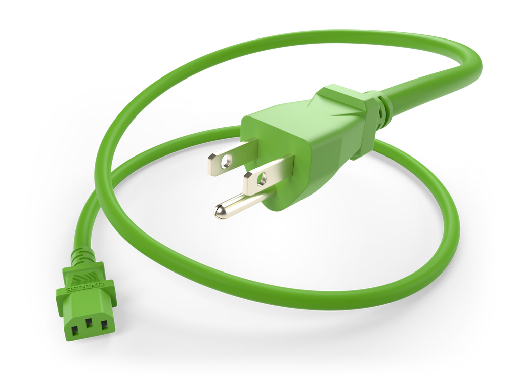 Cavo Alimentazione Medico – Spina 5-15PC A C13 – 10A 125V – 18AWG – Lunghezza 6 Piedi (1,8m) - Foto 1