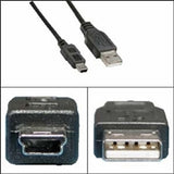 USB 2.0 A to B Mini Male to Male 3 foot